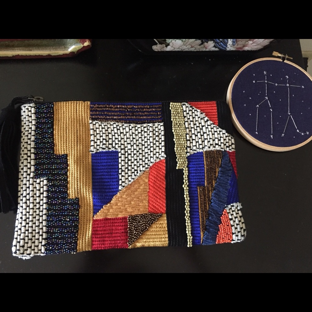 Anthropologie clutch bag